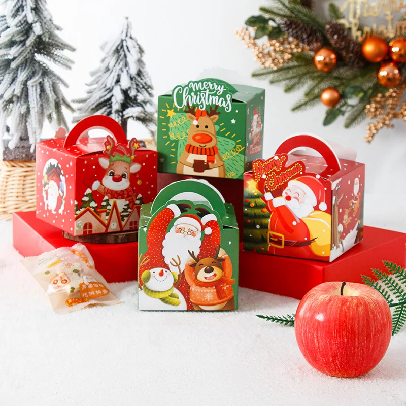 2024 Christmas Gifts Box - Cute Portable Handheld Packaging