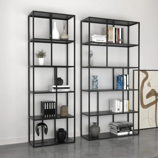 Стальная металлическая Бытовая Мебель книжные полки Складная полка для хранения