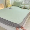 Drap-housse - Vert Lune de Bambou - Un Choix de Qualité