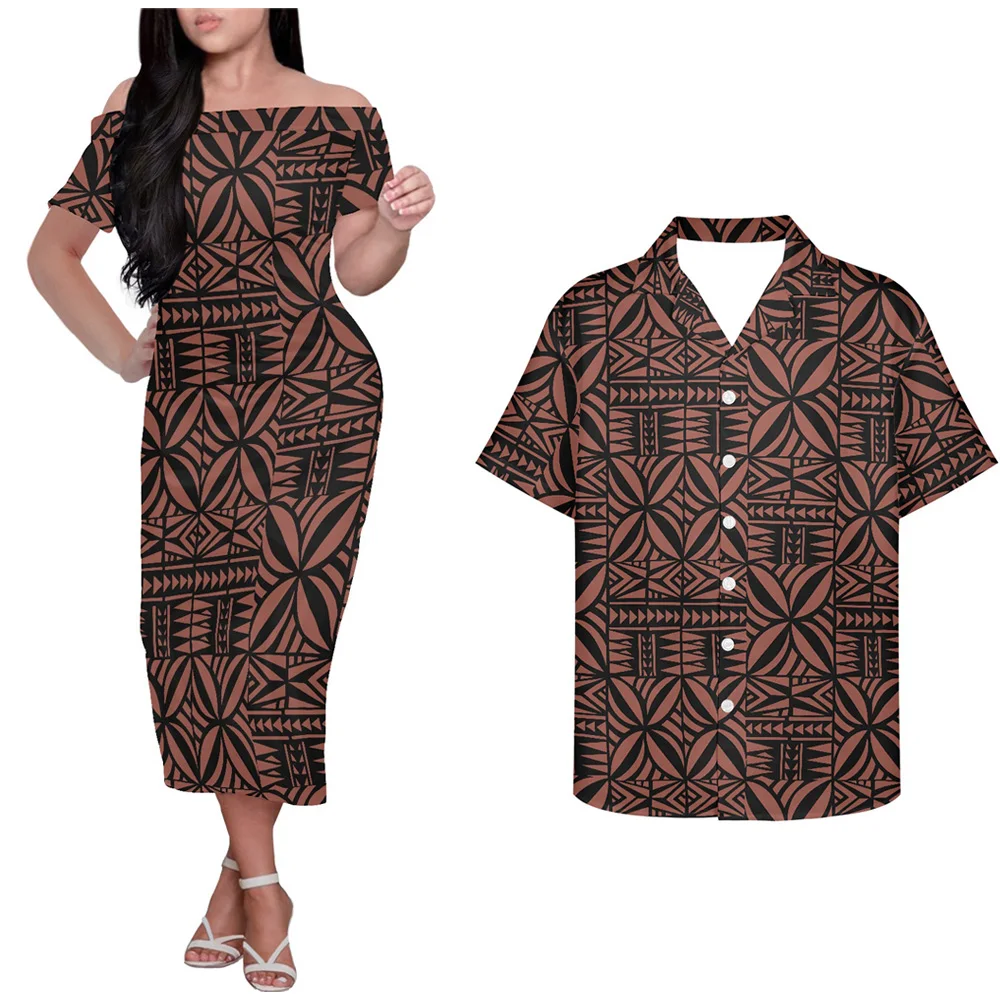 Custom Polynesian Samoa Tongan Traditional Tribal Print Sweet Lovers ...