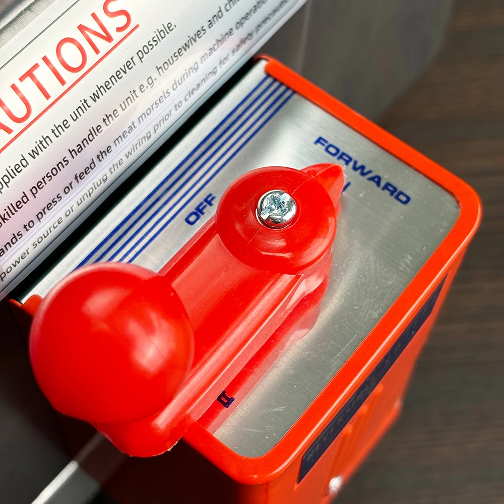 product mh 337 12hp commercial electric meat grinder machine imported switch home  farm restaurant use new condition with 4 plates-11