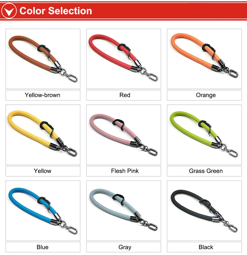 Phone Lanyard Mobile Chain Strap Rope Case Customized Adjuster Accessories Cell Pure Colour Simple Luxury Sjs040 Laudtec manufacture