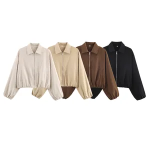Women's Clothing 2026 Autumn New Fashion Simple with Pocket Soft Fashionable Casual Soft Wool Jacket Coat
