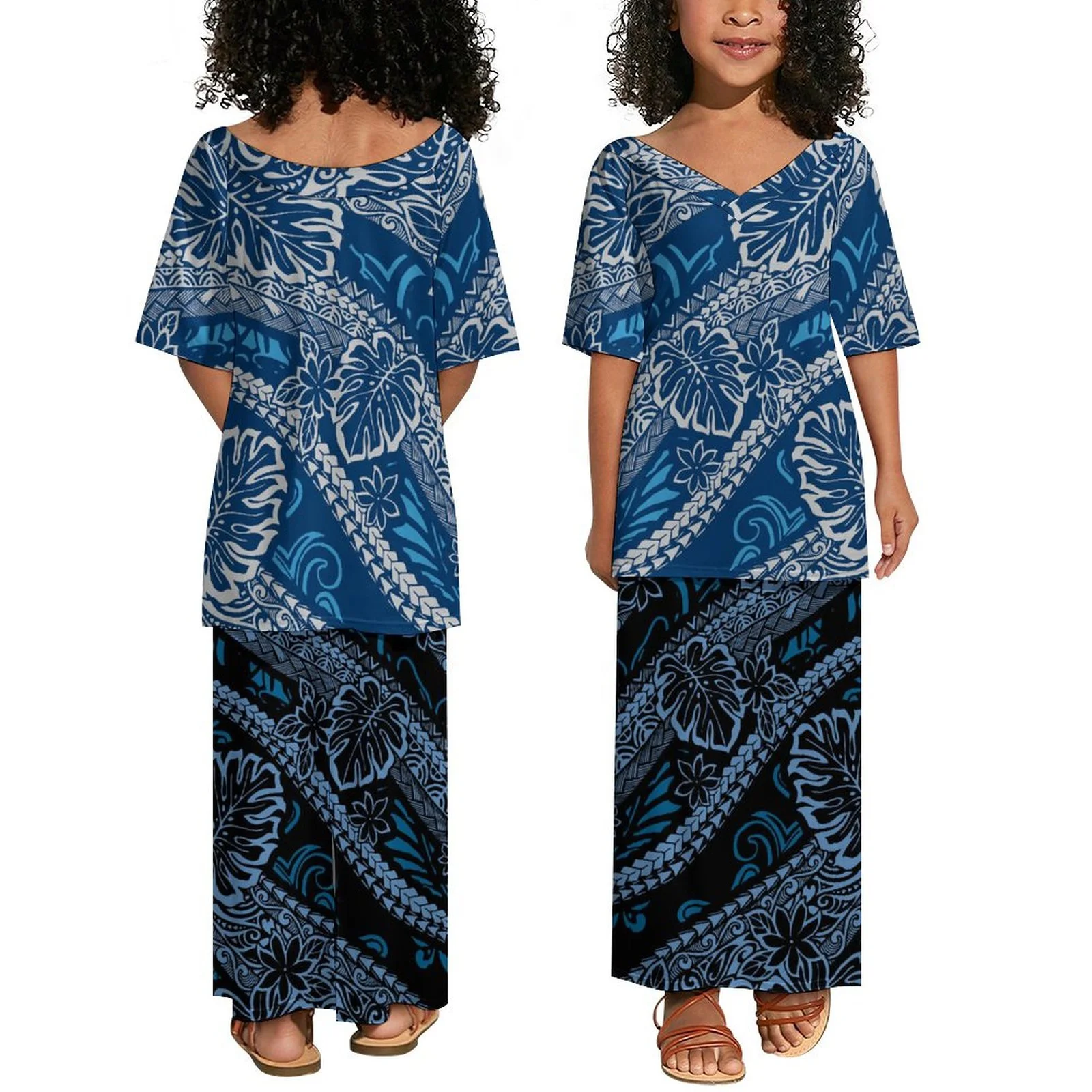 Wholesale Cute Toddler Girl Dress Pacific Island Top and Skirt 2pcs Set  Samoa Puletasi Kid's Birthday Party Princess Dress| Alibaba.com