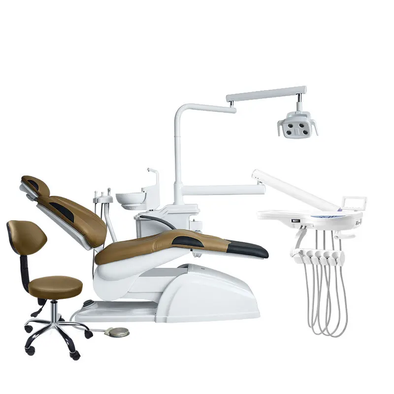 Light Led DENTAL UNIT CHAIR Price Exporter Parts Dental Portable Chair with armrest manufacture