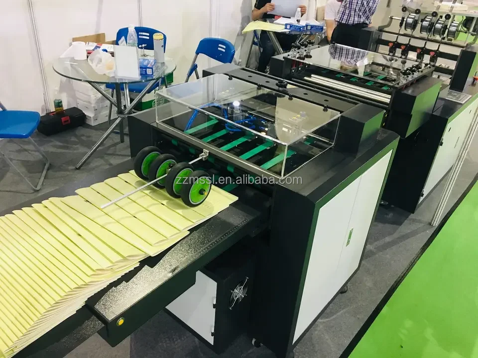 Automatic Booklet Maker A3 Catalog Folding Machine A4 Staple Binding Brochure Staple Saddle Stitch