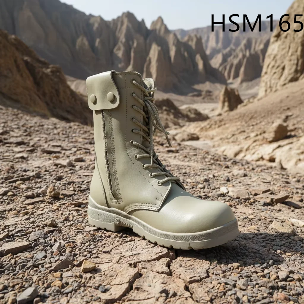 LXG,Jungle Adventure Versatile Application Windproof Combat Boots Stable Movement Green Hunting Boots with Side Zipper HSM165