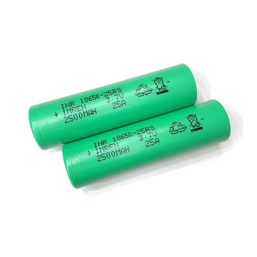 Stock in USA warehouse for 18650 battery 3.7v 25RS 2500mah 25a lithium ion battery