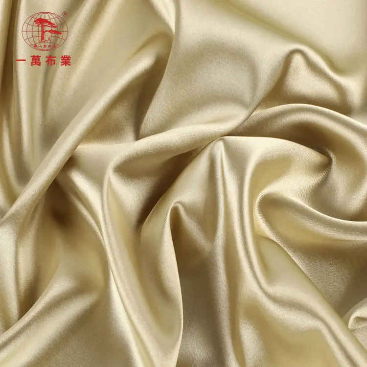 Custom color and  poly satin yarn dyed Upholstery Satin Fabric