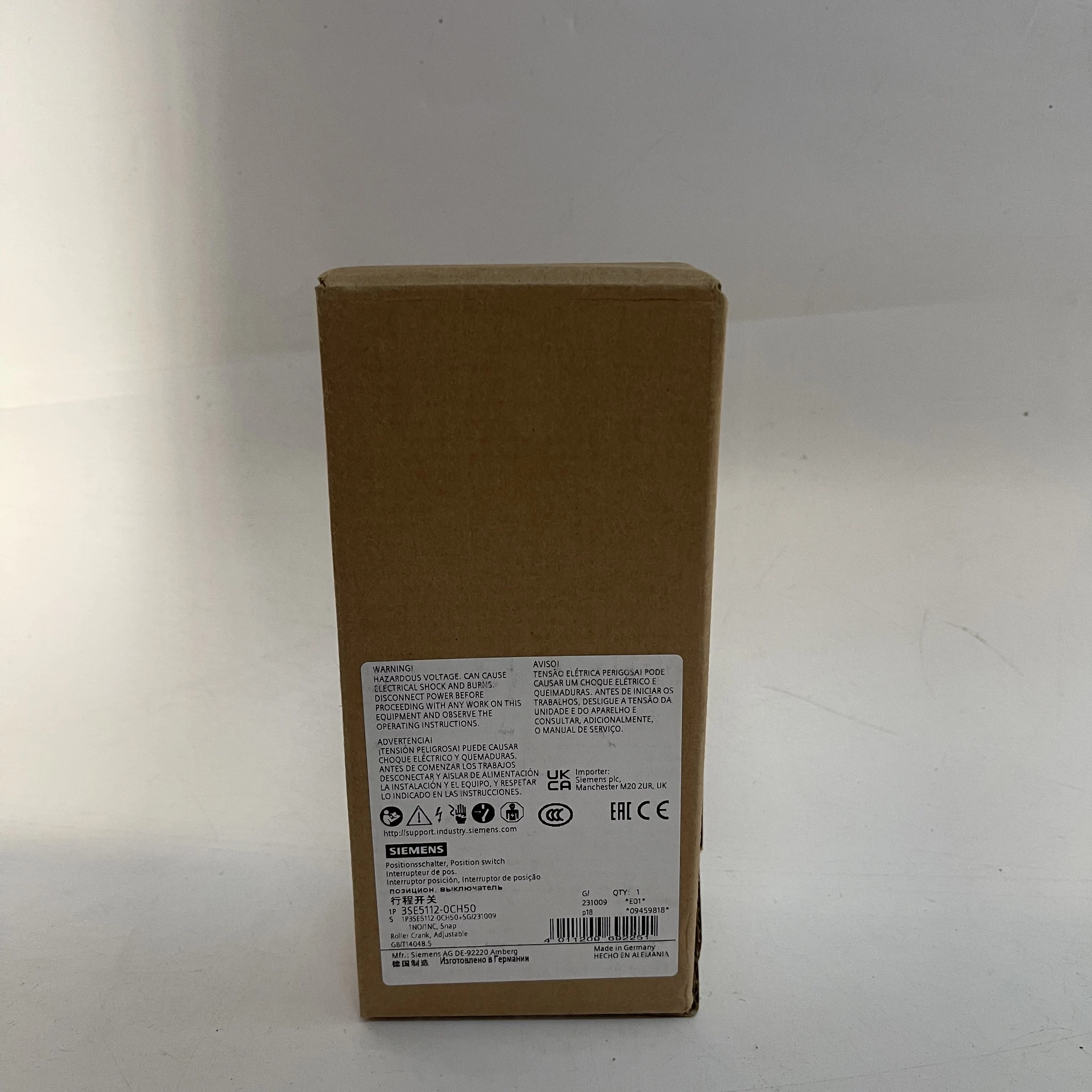 Siemens Position Switch 3SE5112-0CH50 Siemens Position Switch 3SE5112-0CH50