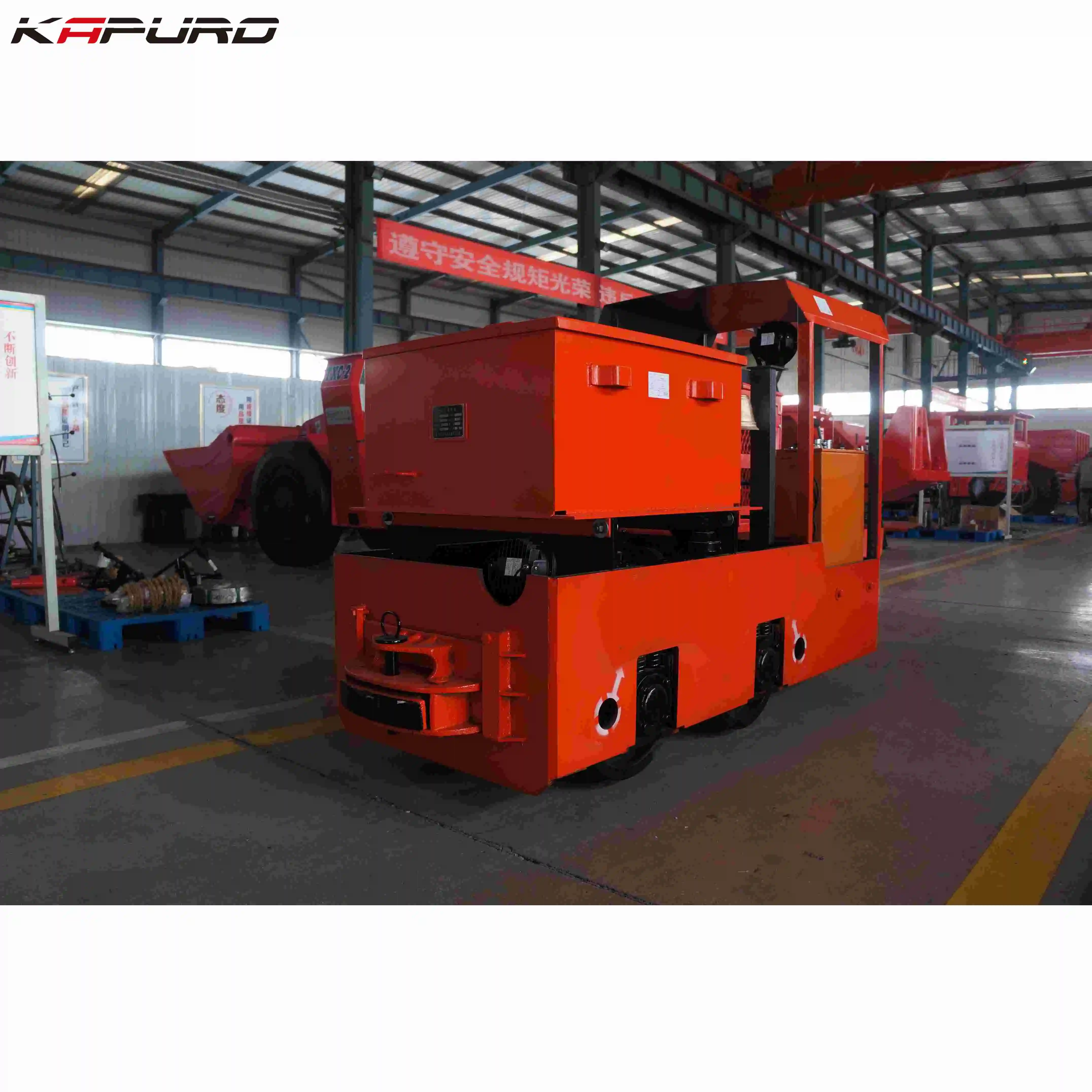 product kapuro 25 tonne narrow gauge diesel electric locomotive with motor  gearbox for mine tunnel transportation-17