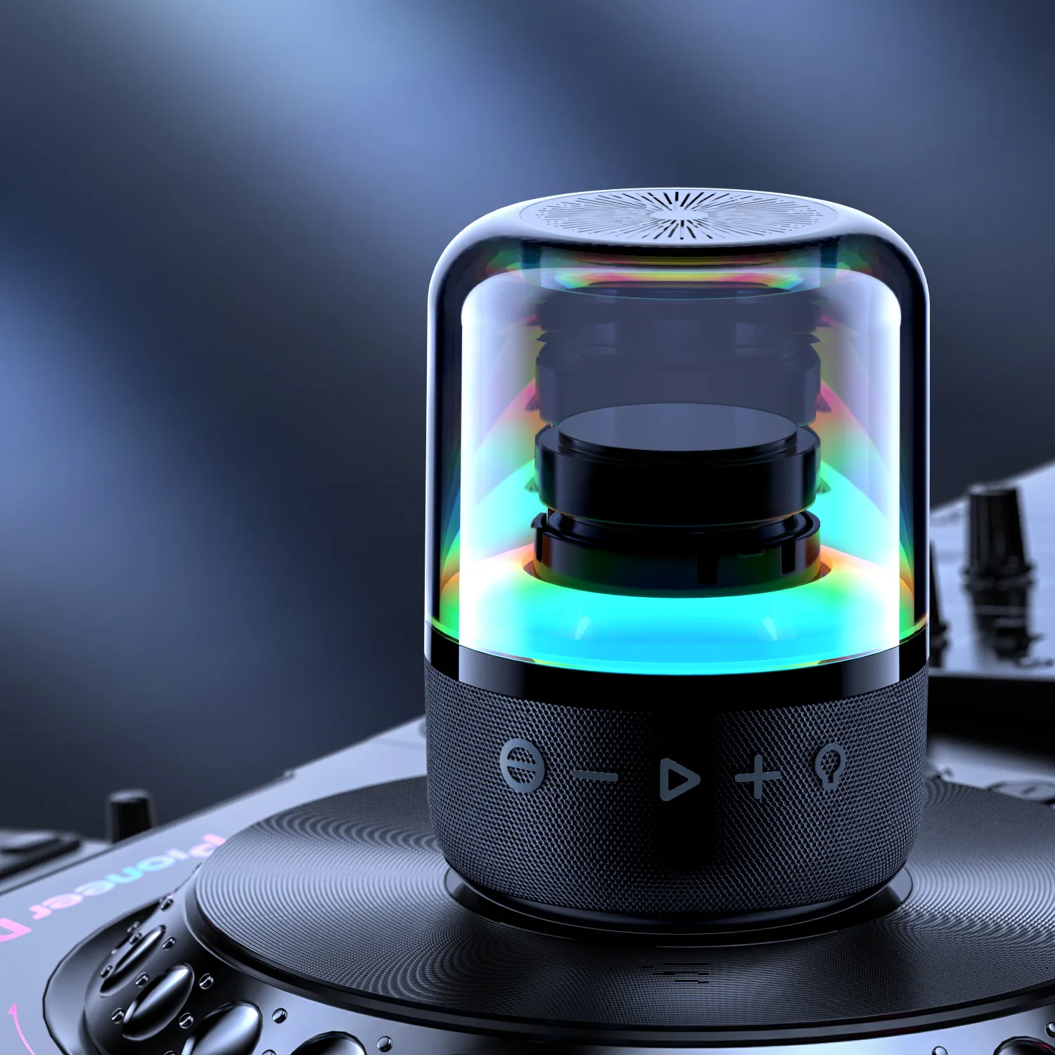 Cheap Speakers Led Colorful Light 8w Support Tf Portable Bass Bt Party Speaker Accessories Rgb