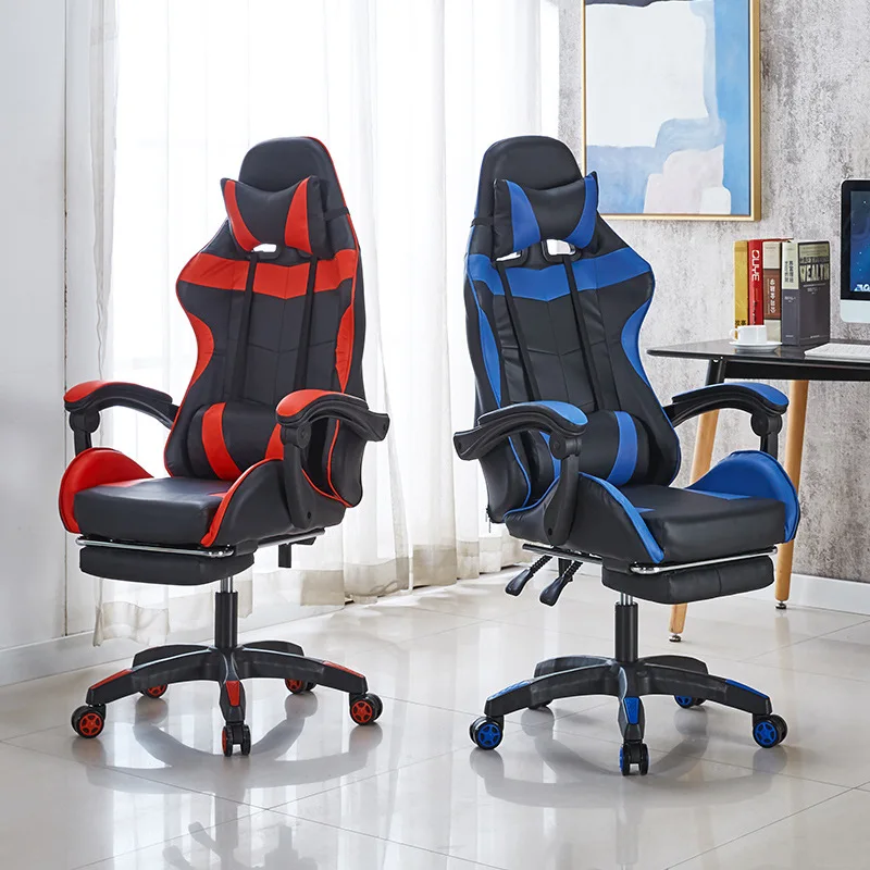 Cheap Comfortable Seat Silla Gamer Custom Racer Swivel Recliner Computer Ergonomic Gaming Chair With Footrest