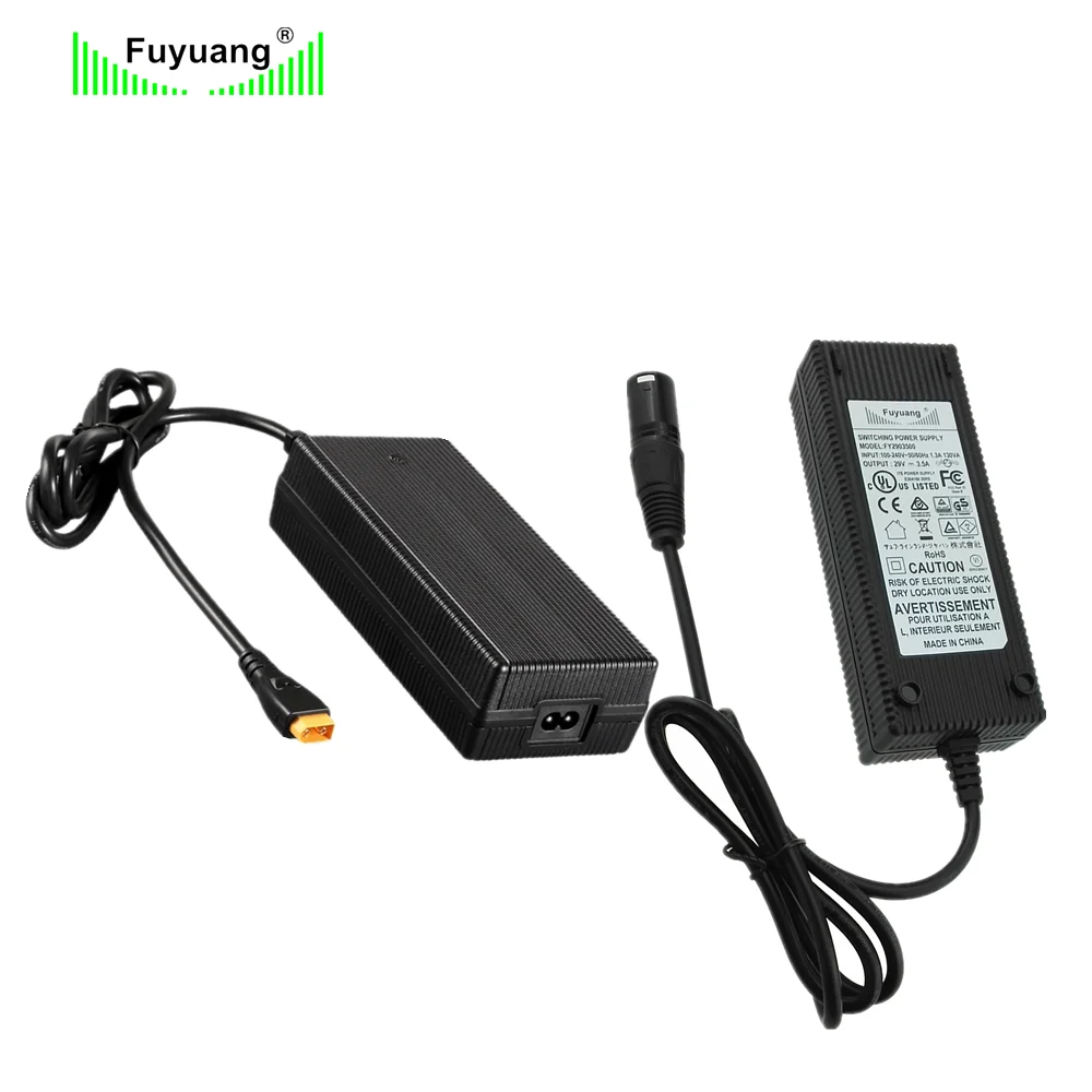 DC адаптер Вход 100 240 В переменного тока, 50/60hz 29v 2a электронный силовой трансформатор напряжения 29.4v2a литий-ионный аккумулятор зарядное устройство