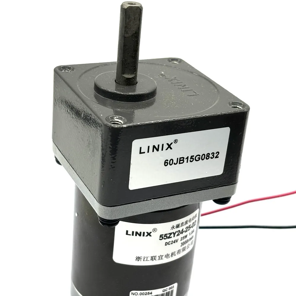 55zy24-25-02 24v 25w Dc Gear Motor 3000rpm For Oem Applications