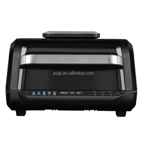 6.5L Uniformly Heated Circulation Fried Cooking Electric Oven Stainless Steel Housing Digital Touch Screen Air Fryer