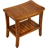 Teak color, 40*25*43cm