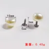 Clous de perles plates de 10 mm, clous d'ananas 5*5