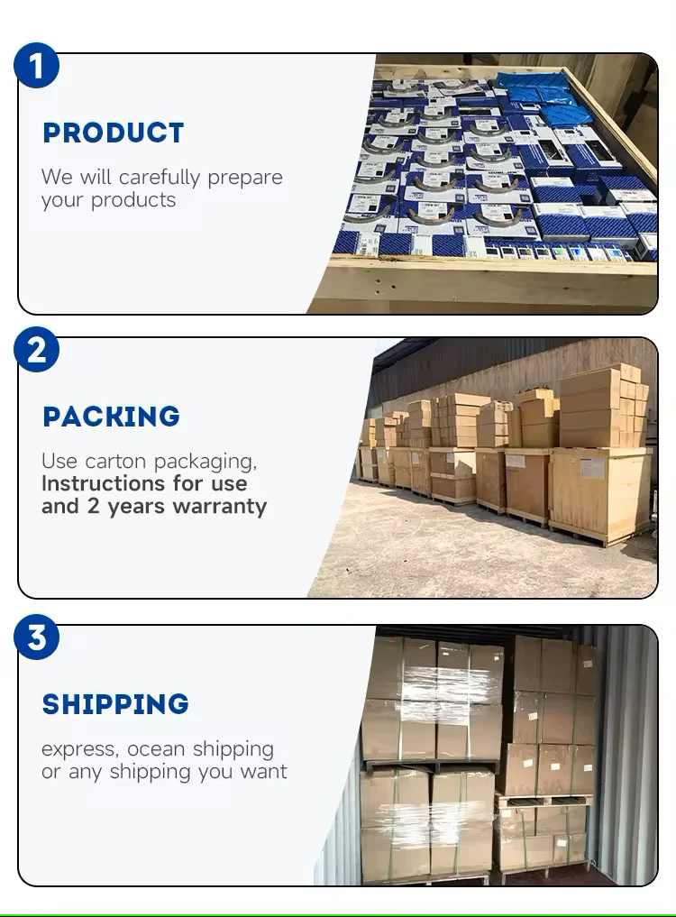 Packaging & shipping specifications