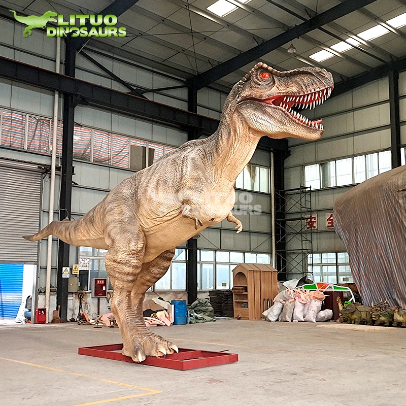 リアルなT-rexティラノサウルスレックス等身大アニマトロニック巨大