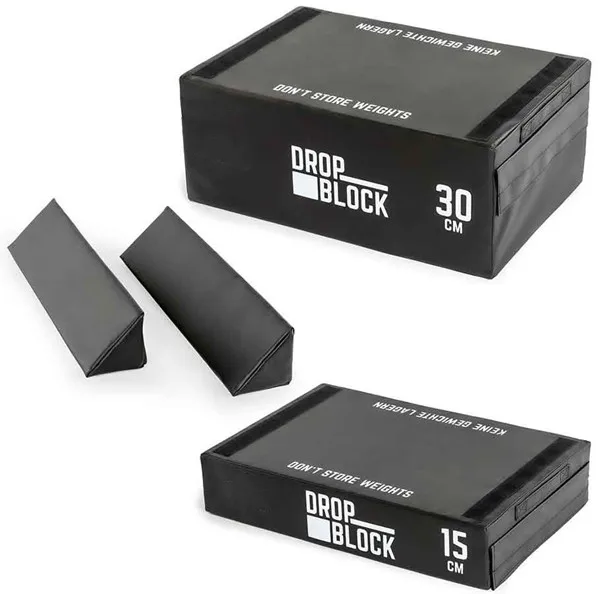 Sports Weight-bearing Soft Drop Block Set Barbell Cushion Pad For ...