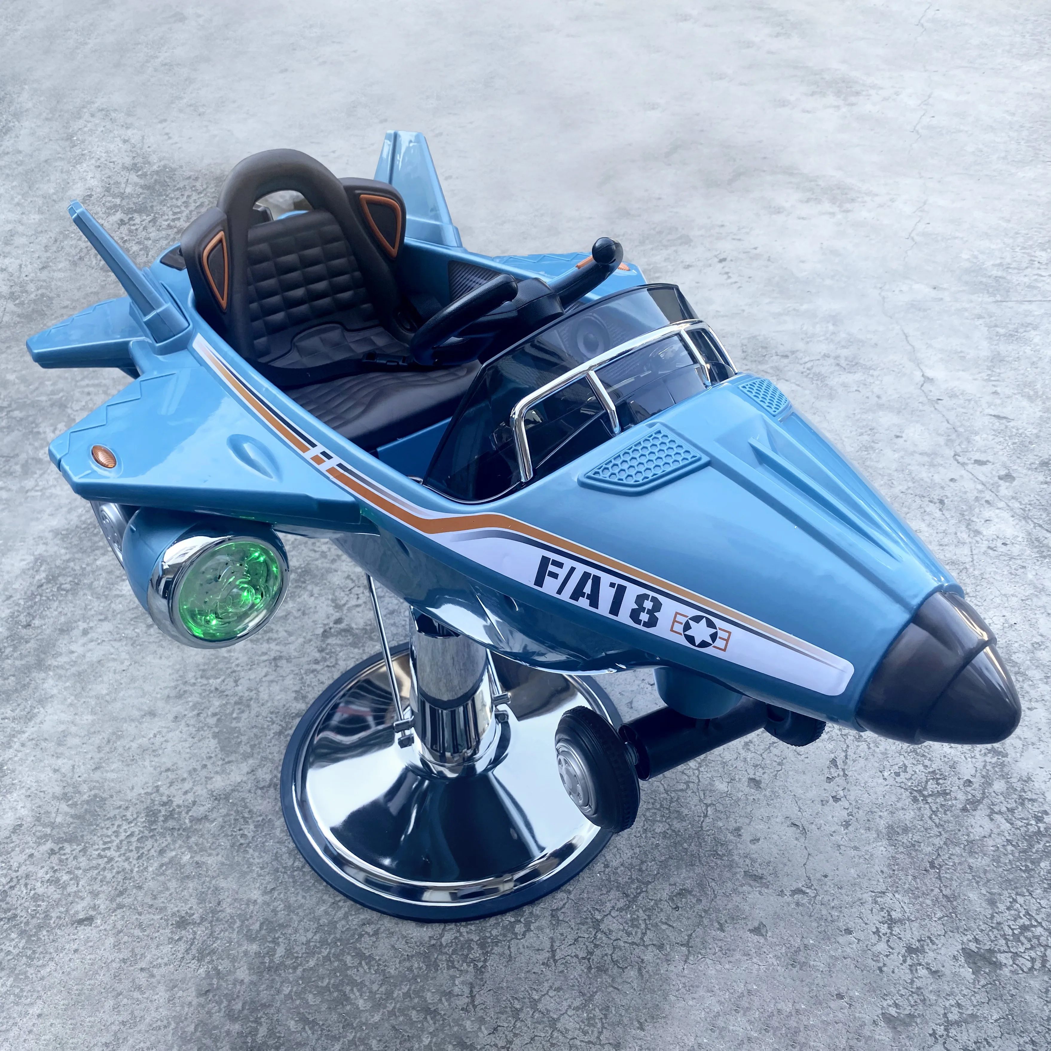 Синее детское парикмахерское кресло, мебель для парикмахерской, игрушечные машинки в форме машины, стулья для стрижки волос для детей