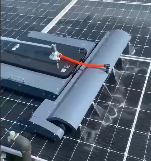 Good Quality Solar Panel Cleaning Machine Robot Cleaner Dry Cleaned Washed Solar Panel Cleaning Machine