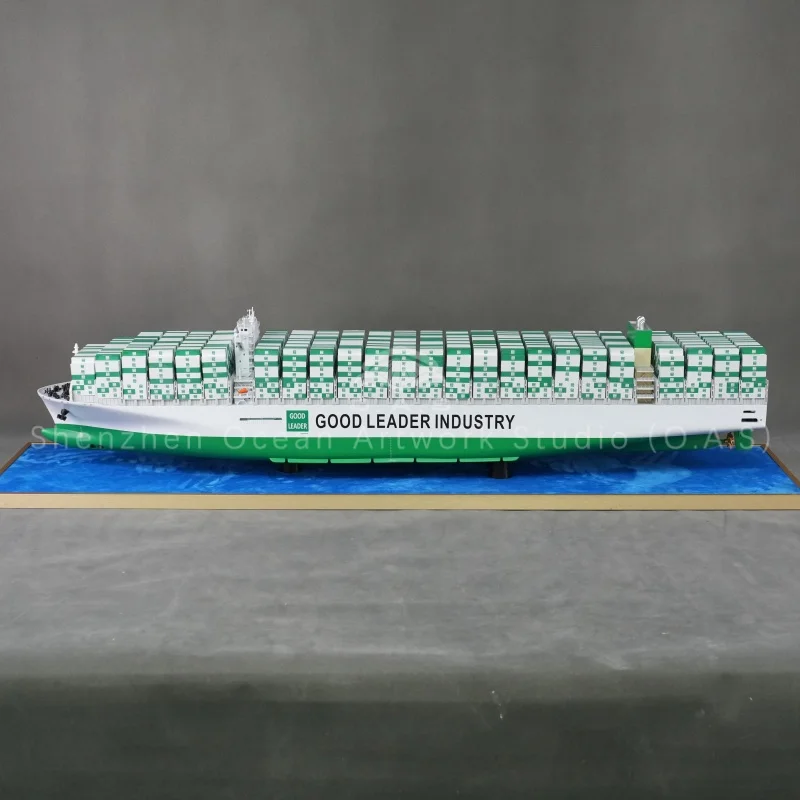 Custom Container Ship Model & ClassNK Certified Model, High Simulation & Exquisite Craftsmanship. Fully Customizable in Size/Color/Logo, Premium Material for Realistic Details. Perfect as Desktop Ornament, Business Gift, Maritime Collection & Industry Souvenir. Factory Direct Supply, Bulk Order Supported. Ideal for Shipping/Logistics Brand Display & Corporate Gifting.Amber@vesselmodel.com Tel: +86 18038048785