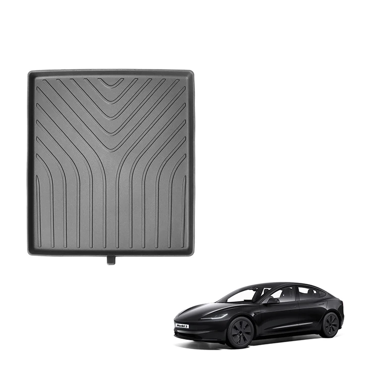 Tesla Model 3 uchun avtomatik markaziy boshqaruv qutisi devori TPE markaziy konsol ostidagi devor interyer aksessuarlari