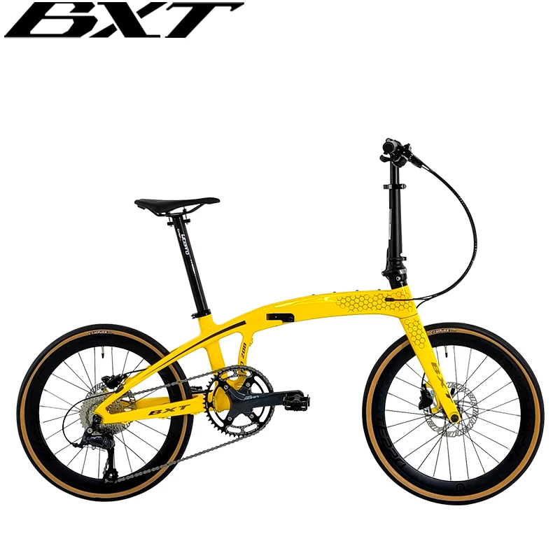 BXT折りたたみ自転車卸売工場20インチカーボンファイバー軽量 