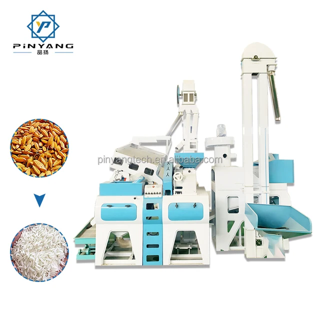 20TPD High Output Multi-function Automatic Combined Rice Machine Commercial Roller Combined Rice Milling Machines