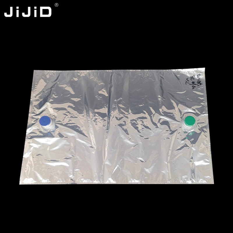 JIJID Anti-Explosion Metalized Spout Liquid Bag for Dairy Milk Yogurt Aseptic Bag Aluminum Foil BIB Bag in Box