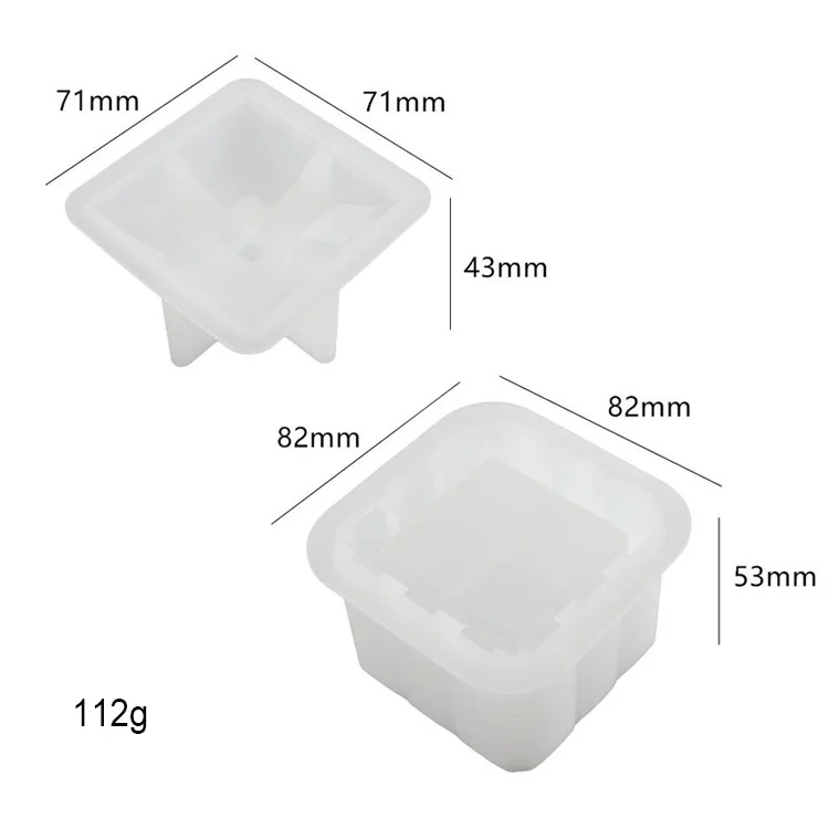 mirror surface high quality silicon mold for storage box and for resin art molds for epoxy resin