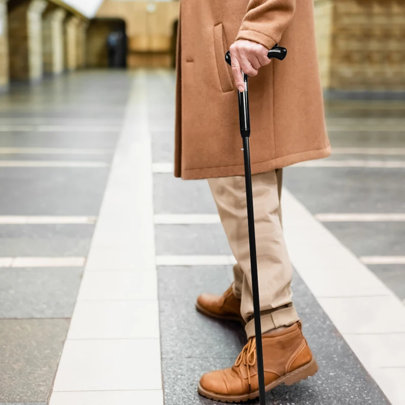 23-Inch Manual Open Straight Walking Stick Umbrella for Adults Different Color Minimalist Design for Elder Persons