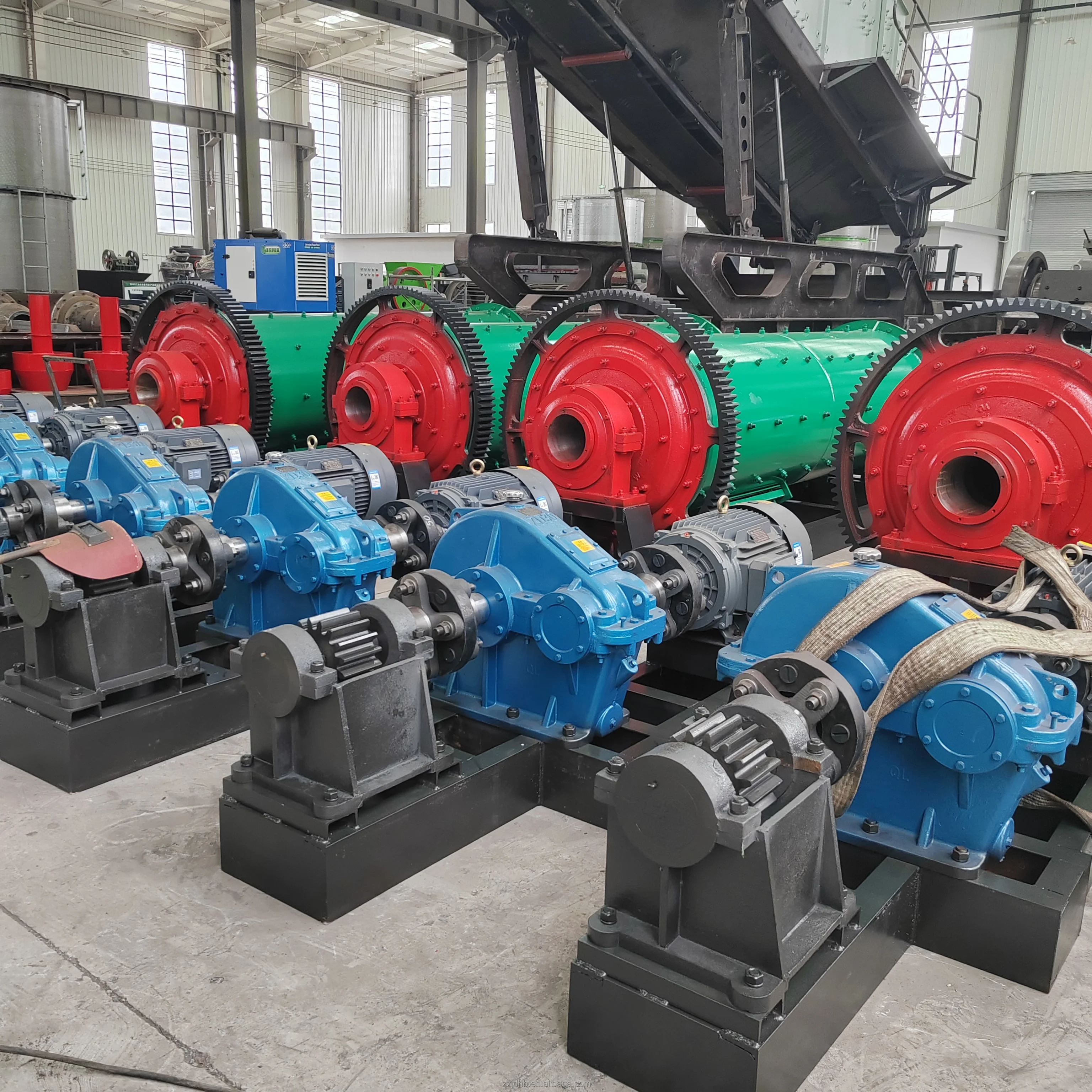 Rotary ball mill for mineral grinding, 1–5 t/h