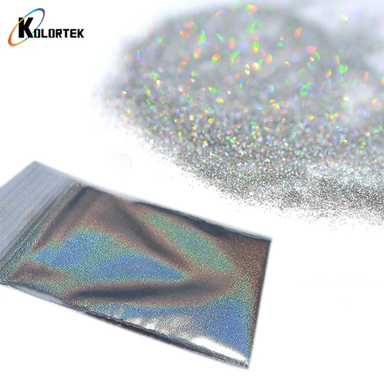 Kolortek Chrome Rainbow Pigment Powder Spectraflair Holographic Resin Coatings Paint Pigment