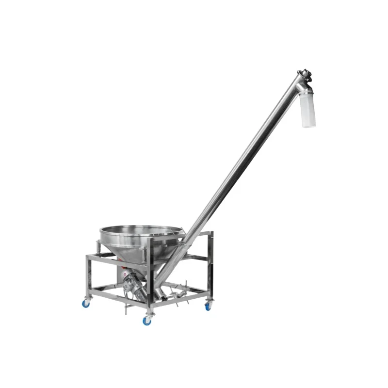 Automatic Multi-Function Powder Feeder Conveyor for Milk Coffee Tea Flour Spice Soda Dry Powders for Screw Auger Machine