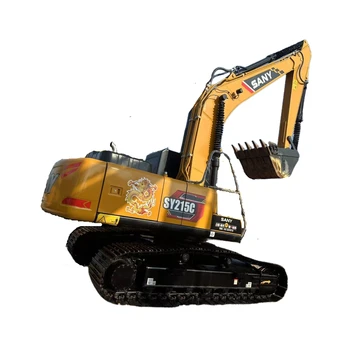 Hot Selling Used Digger Second Hand Sany SY215C Hydraulic Crawler Used Excavator