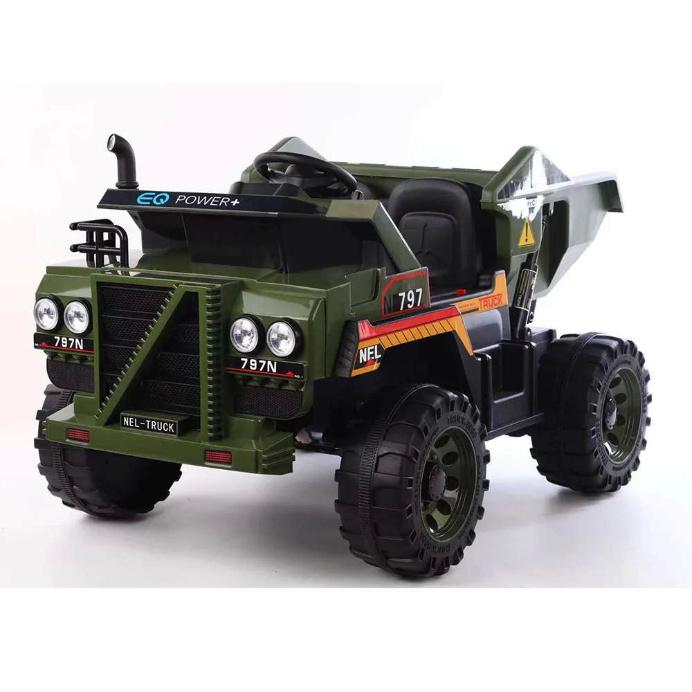 Full Scale Cool Trendy Style Children's Battery Powered Ride-On Electric Four Wheel Dual Drive off Road Vehicle Toy Car