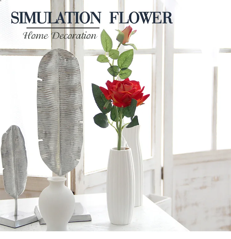 Artificial Silk Rose Flower Flowers Home Decor Gift Decorative Flowers