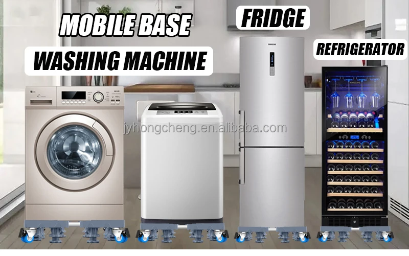 Washing Machine Base Movable Adjustable Washing Machine Stand With