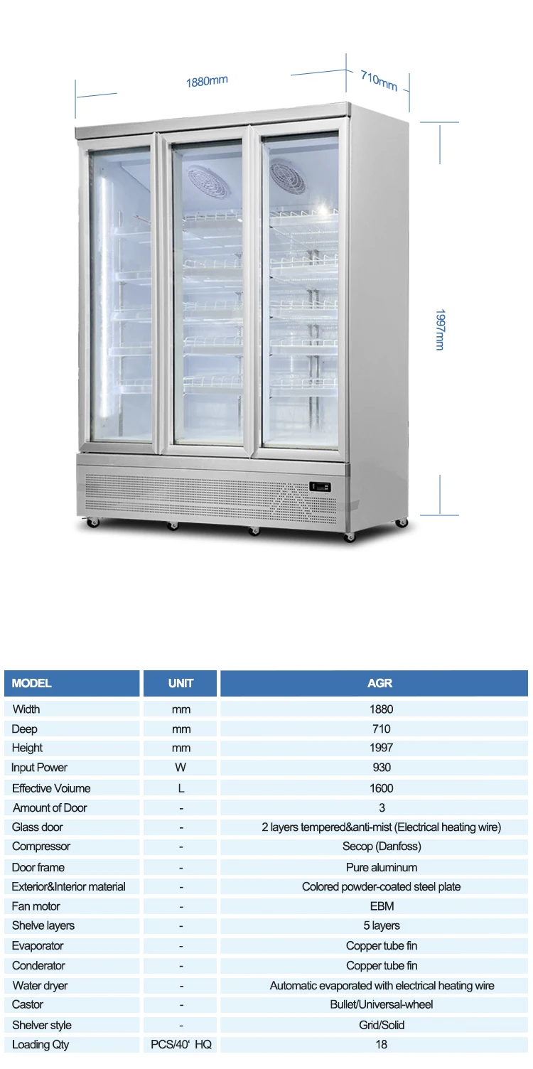 Commercial Refrigeration Equipment Fan, 220V, 1530L - detail 4