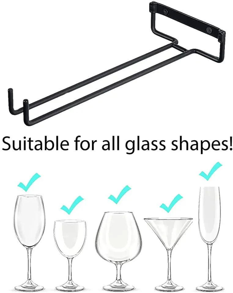 Kitchen Wine Glass Holder Cup Holder Hanger Goblet Shelf Locker Bar