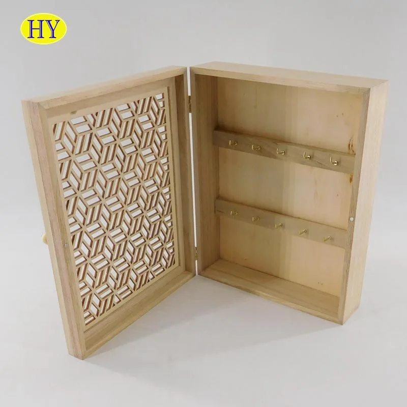 Деревянная настенная декоративная коробка для ключей по лучшей цене