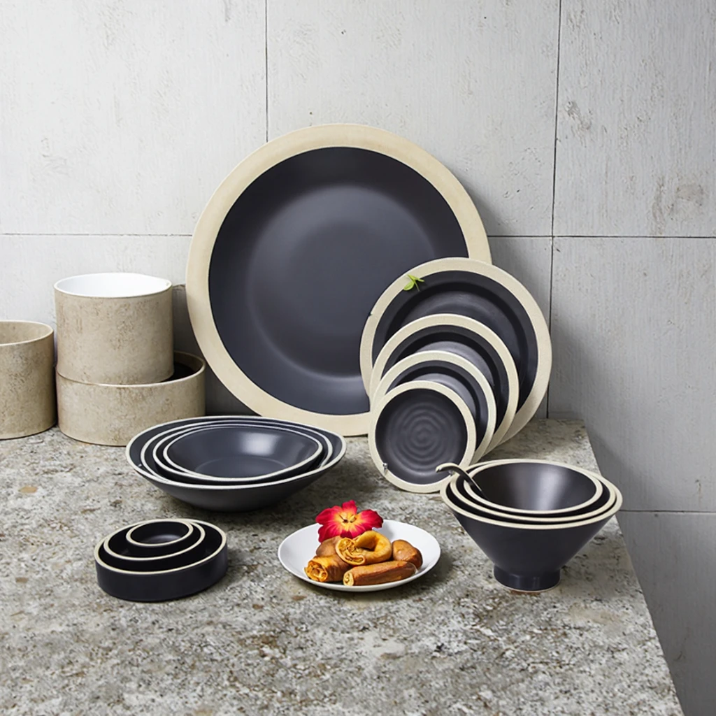 Vajilla de plástico duro de melamina para restaurante, suministro de  fábrica de China, venta al por mayor