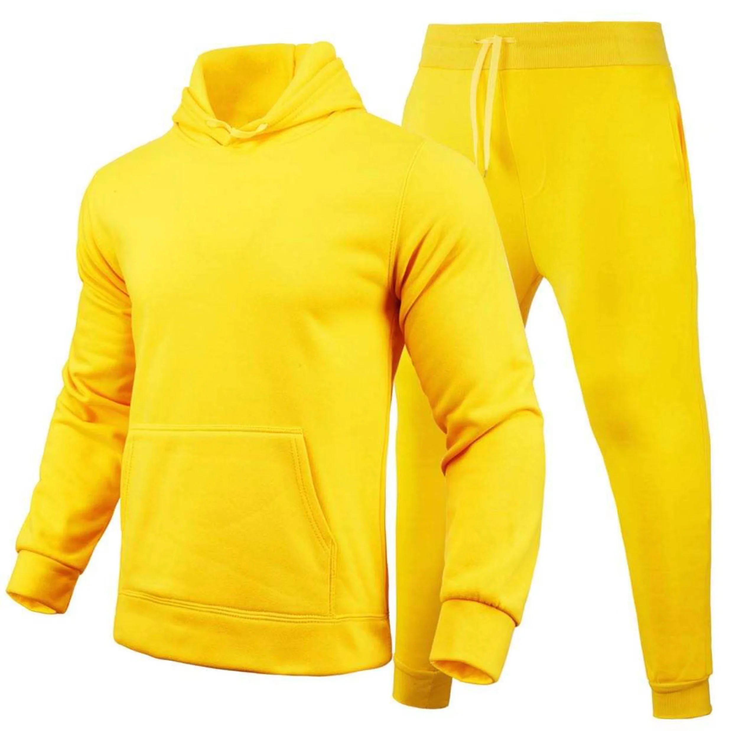 High Quality Sublimation Blanks Hoodie Set Cotton 100 Polyester Custom