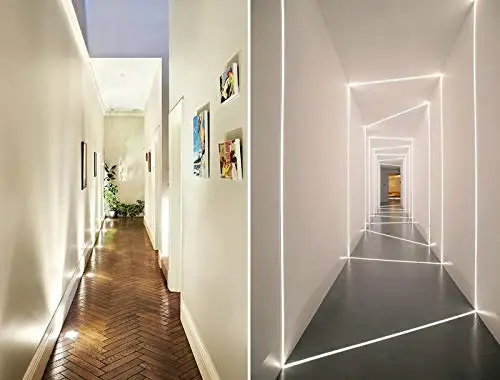 Aluminum Extrusion Profile Trimless Led Profile Gypsum Strip Led Channel Recessed Drywall Led Aluminum Profile for Ceiling Wall