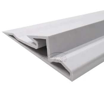 wholesale customizable cheap price ABS plastic strip plastic extrusion profile PVC skirting