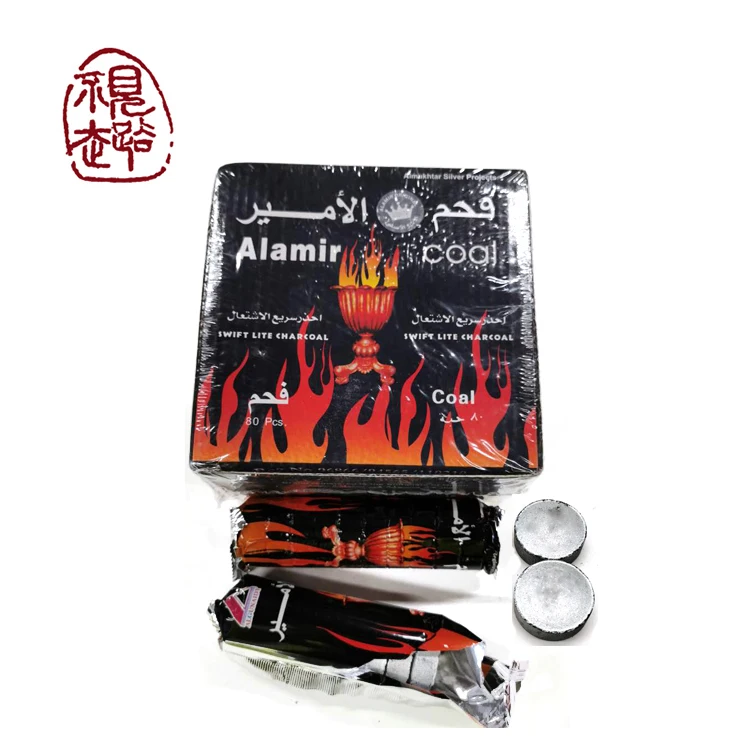 
Изготовленный На Заказ Цветной древесный уголь для кальяна с быстрым зажиганием 