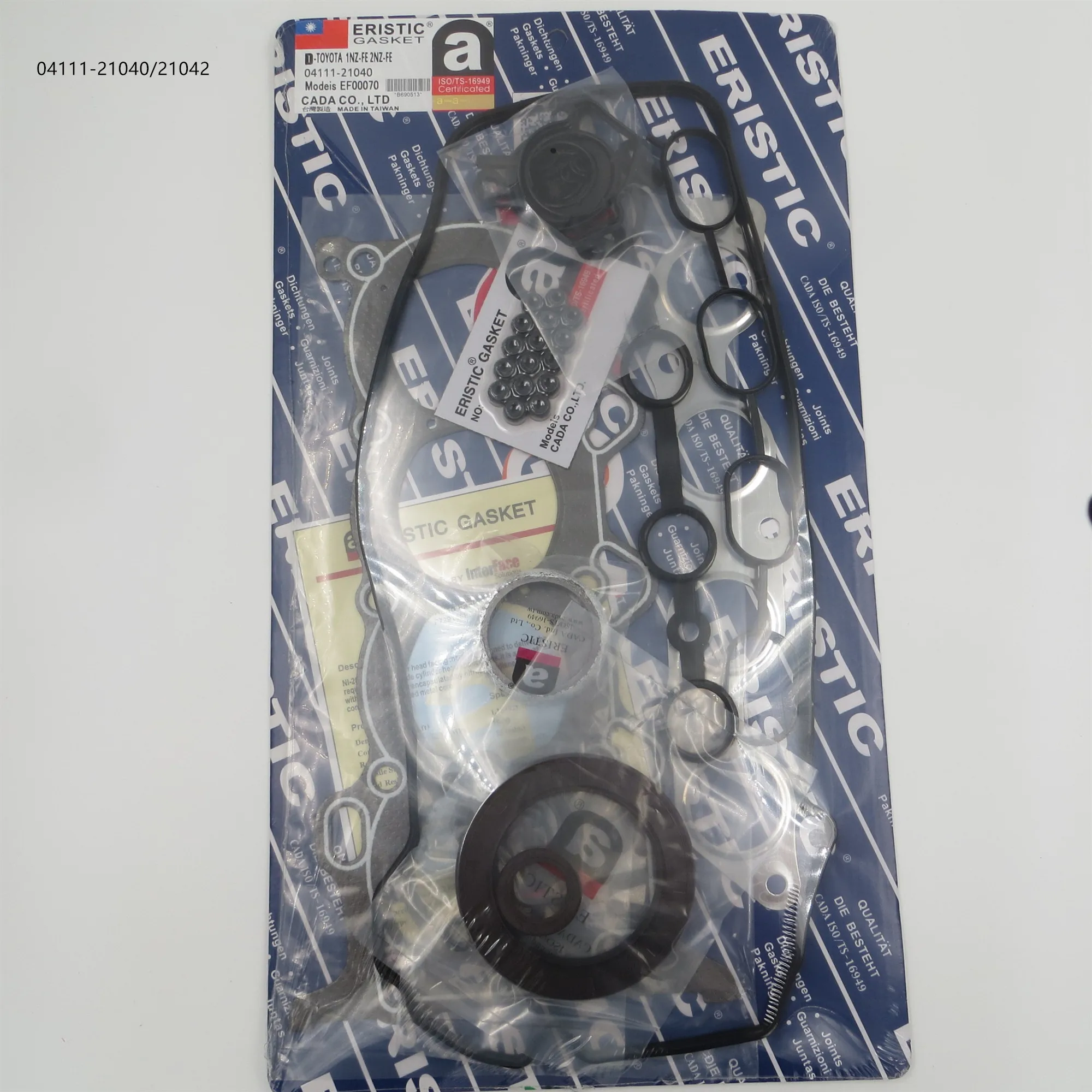 Full Gasket Kit for Toyota 1NZ/2NZ Engines - OEM 04111-21040/21042